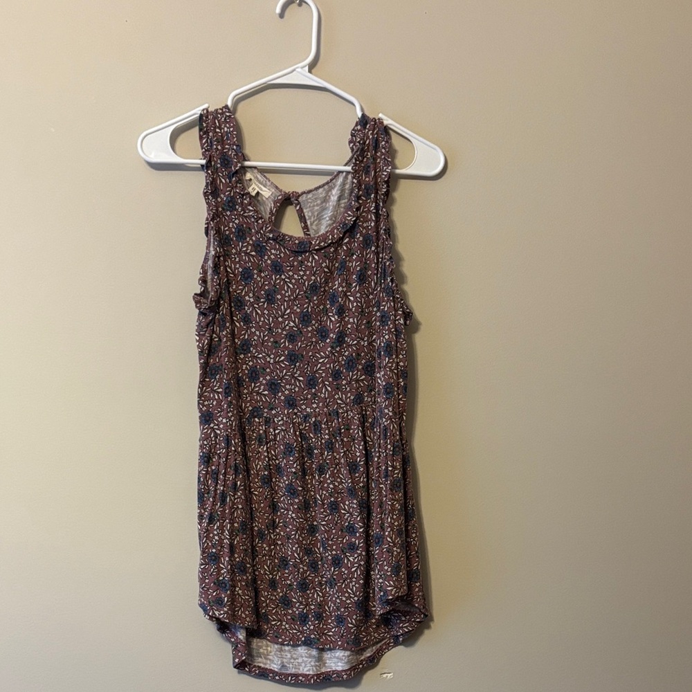 Maurices Pink and White Floral Top